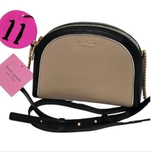 Kate Spade Black and Cream Crossbody Bag